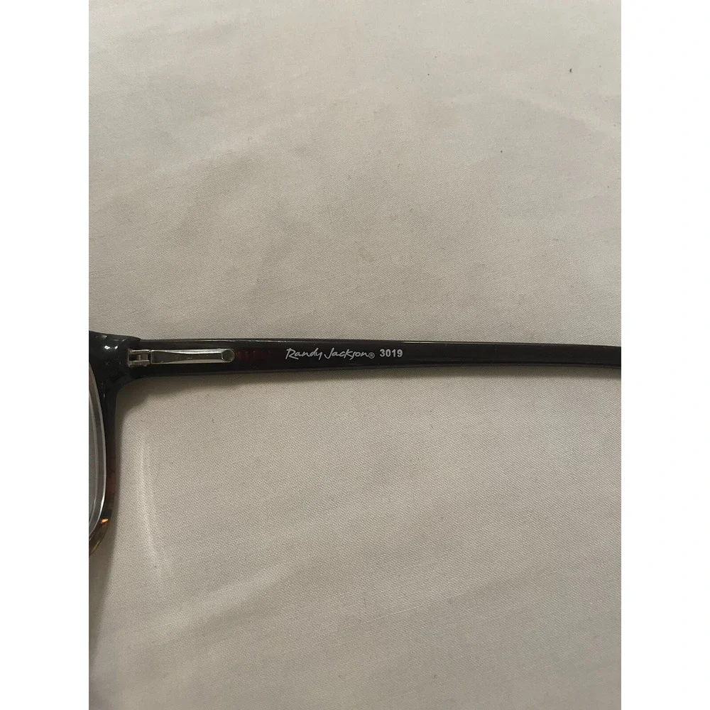 Randy Jackson Eyeglasses RJ 3019 Black Fade 53-19-145 w/ RJ Hard Case